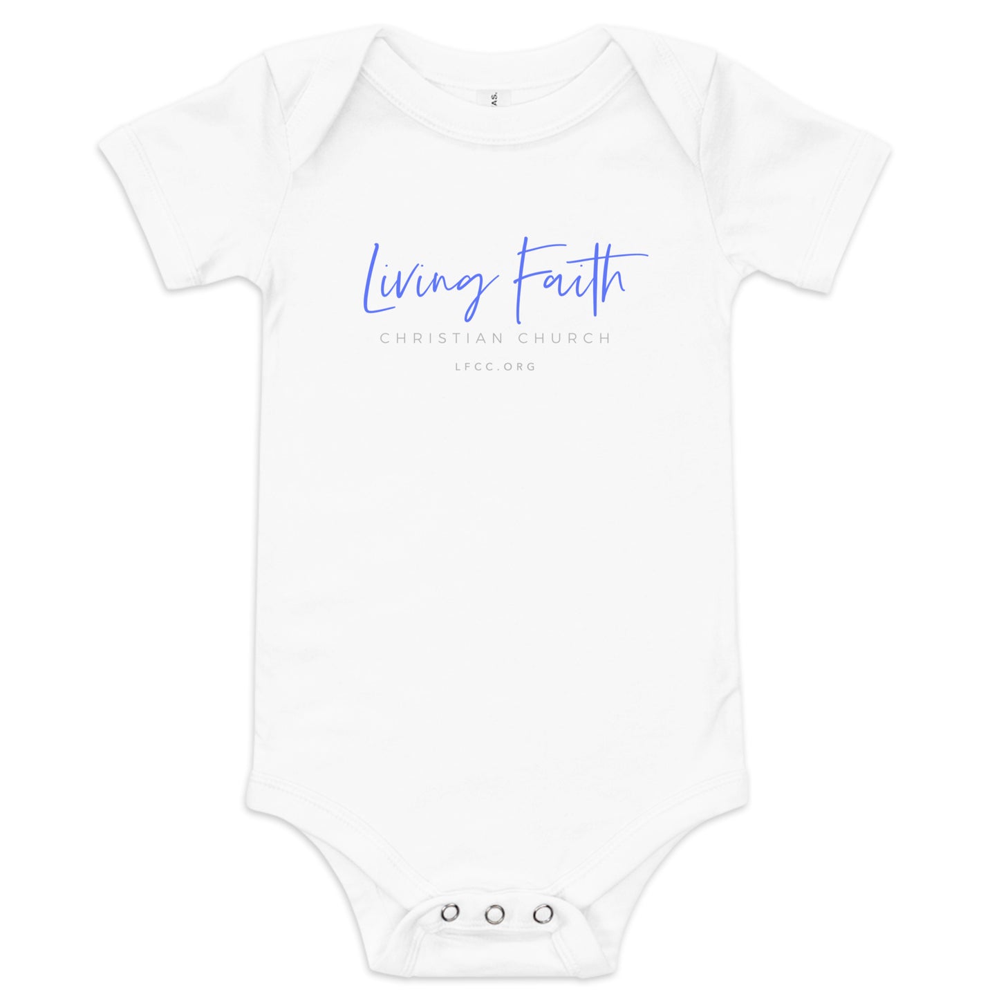 Apparel: Living Faith - Baby Short Sleeve One Piece