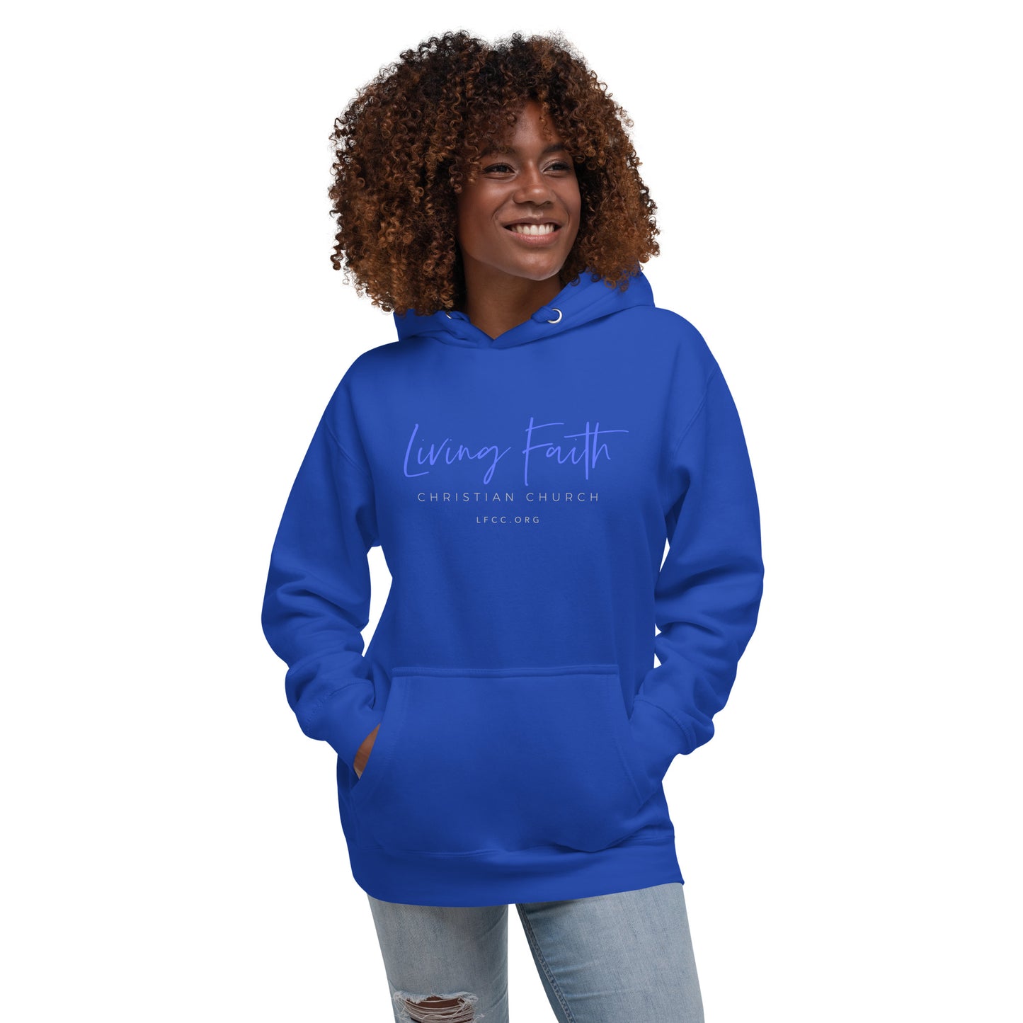 Apparel: Living Faith - Unisex Hoodie