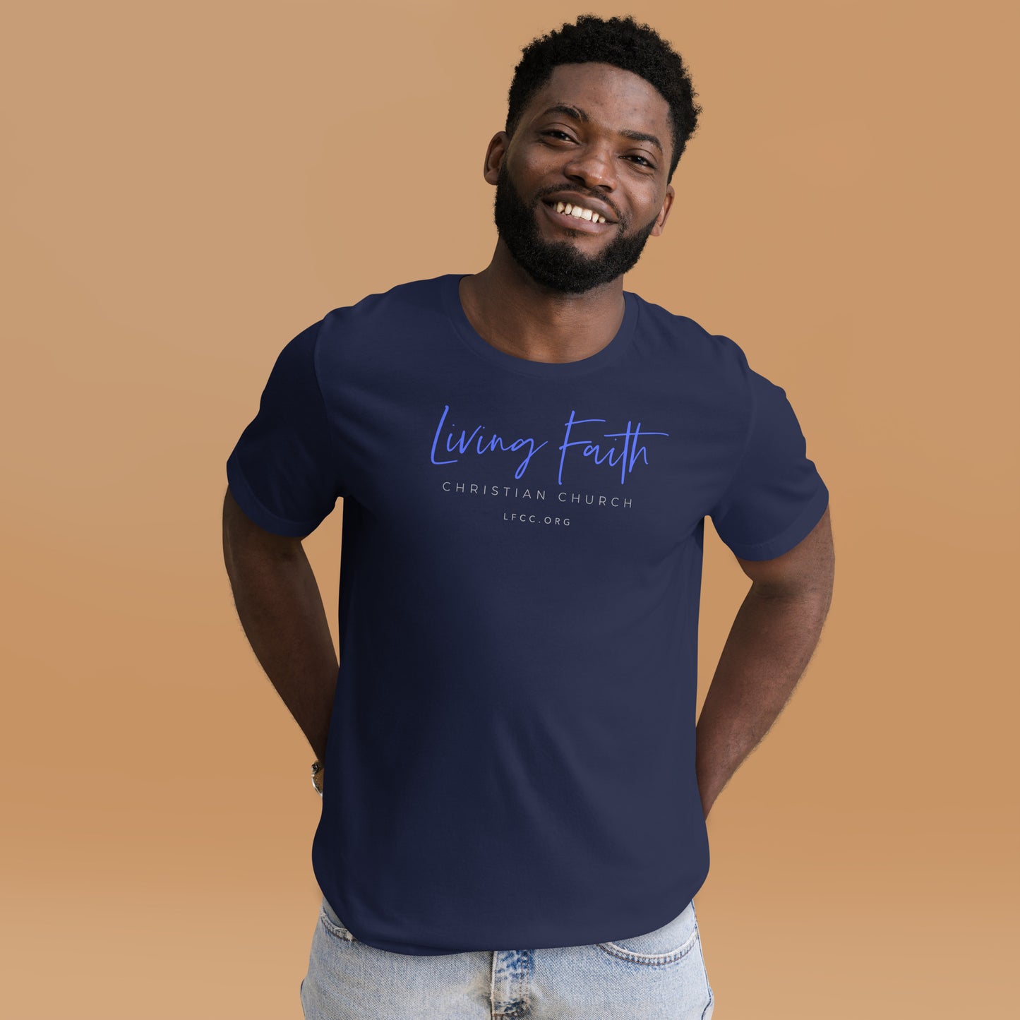 Apparel: Living Faith - Unisex T-Shirt