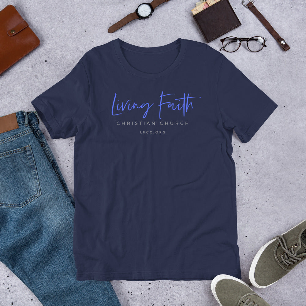 Apparel: Living Faith - Unisex T-Shirt