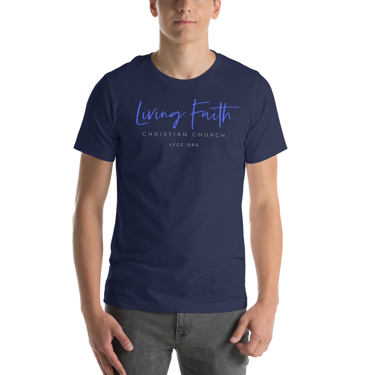 Apparel: Living Faith - Unisex T-Shirt
