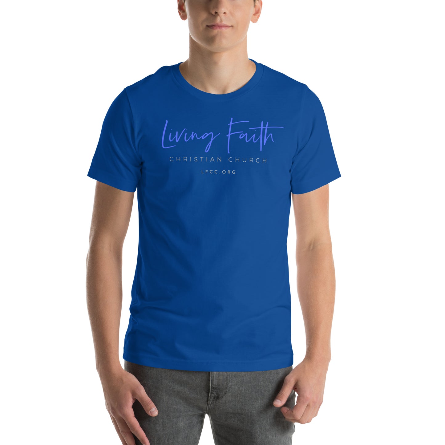Apparel: Living Faith - Unisex T-Shirt