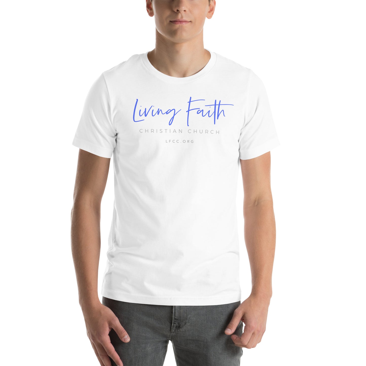 Apparel: Living Faith - Unisex T-Shirt