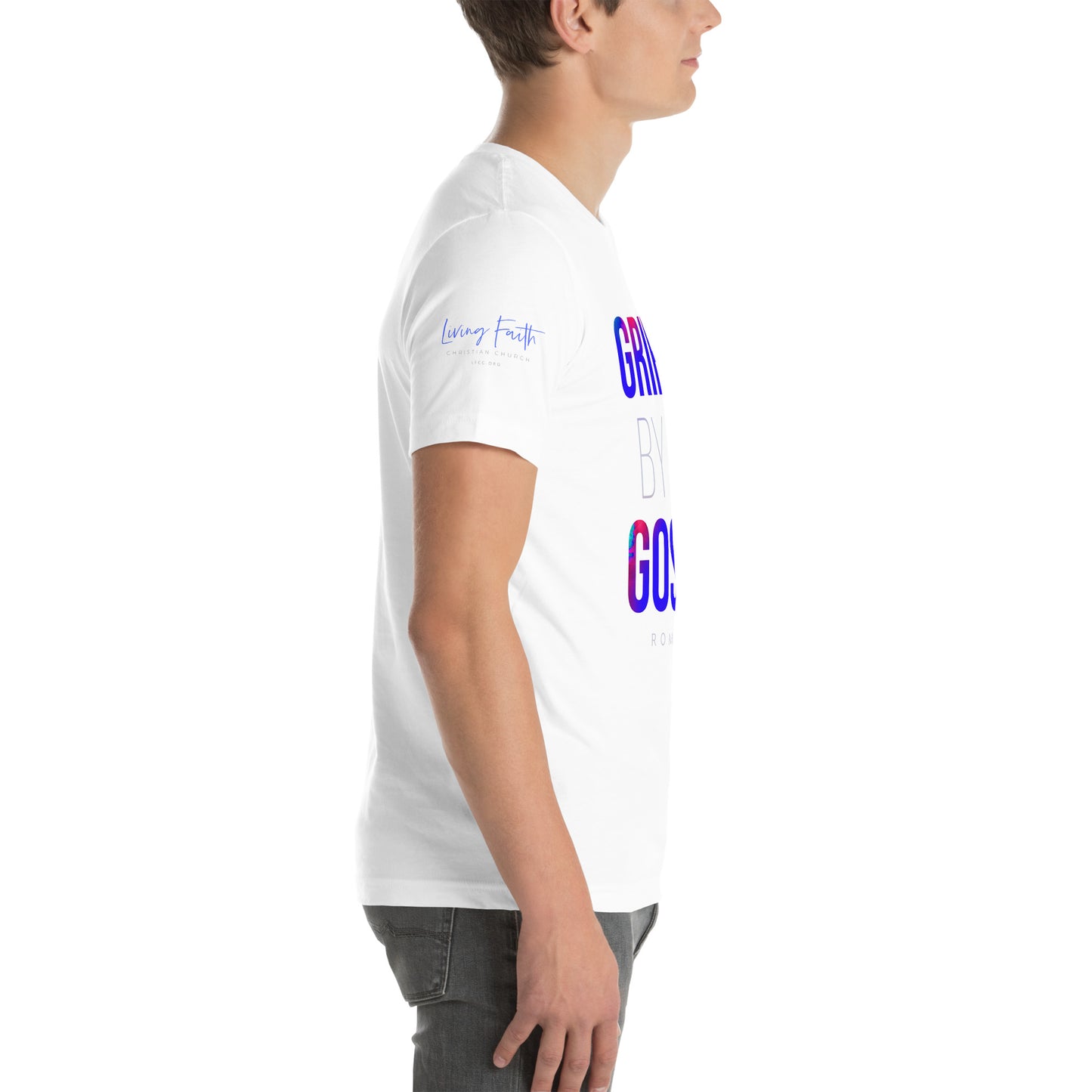 Apparel: Gripped By The Gospel (Full Color) - Unisex t-shirt