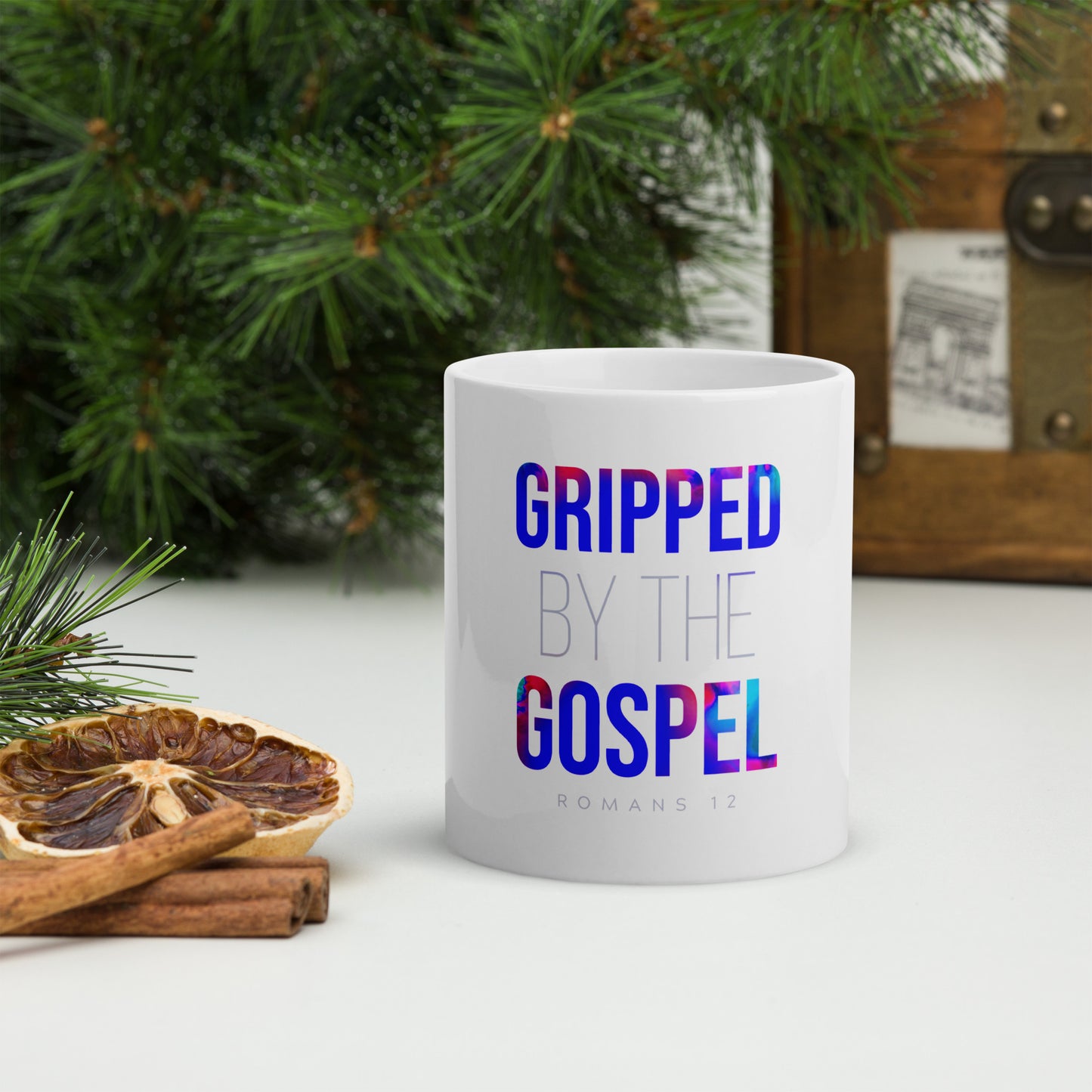 Merchandise: Gripped By The Gospel - White Glossy Mug