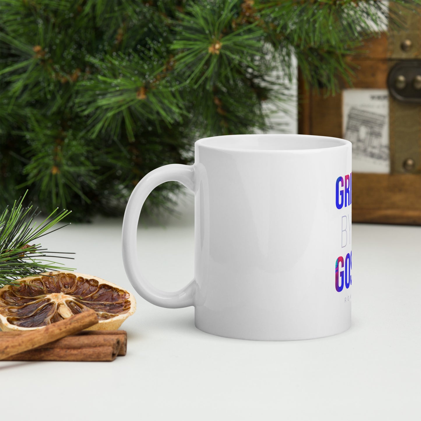 Merchandise: Gripped By The Gospel - White Glossy Mug