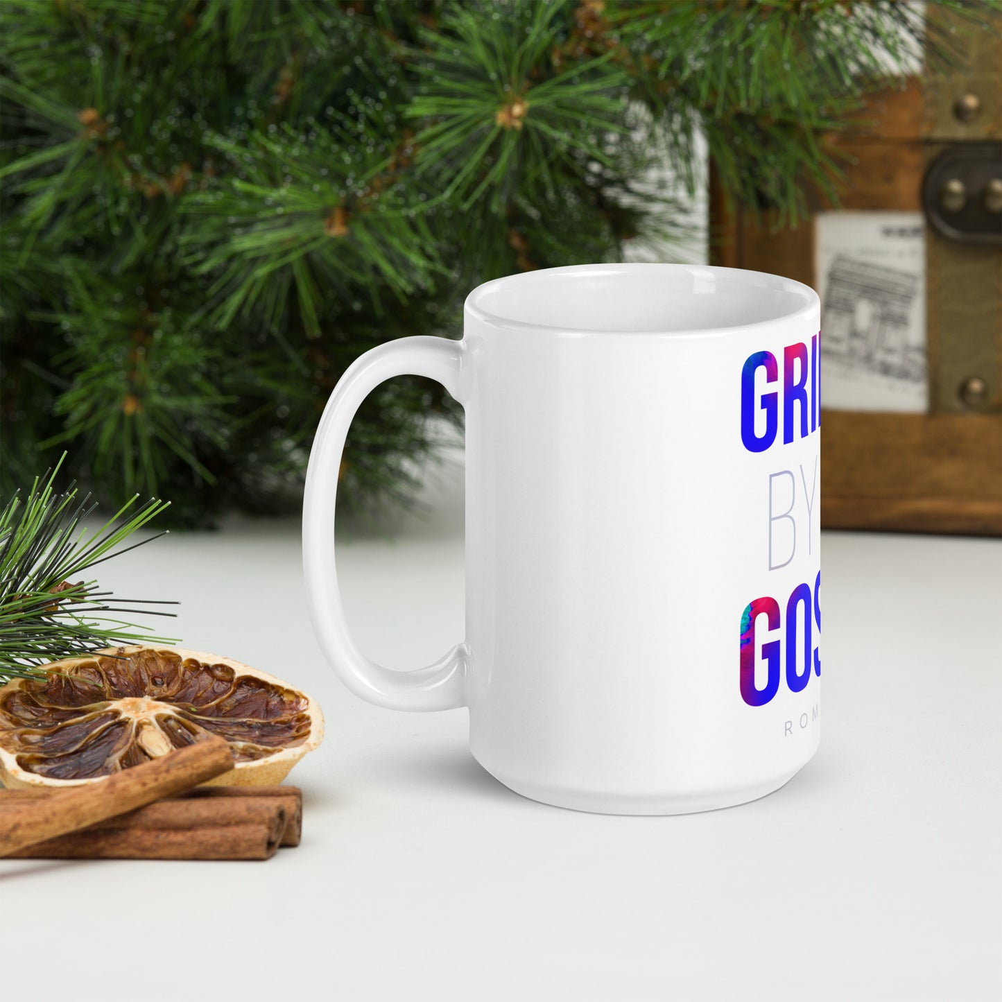 Merchandise: Gripped By The Gospel - White Glossy Mug