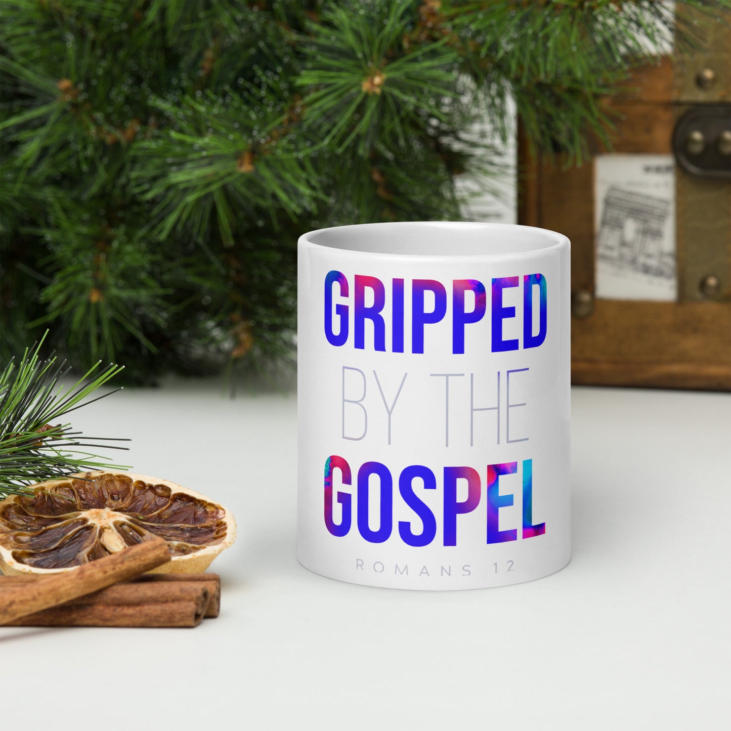 Merchandise: Gripped By The Gospel - White Glossy Mug