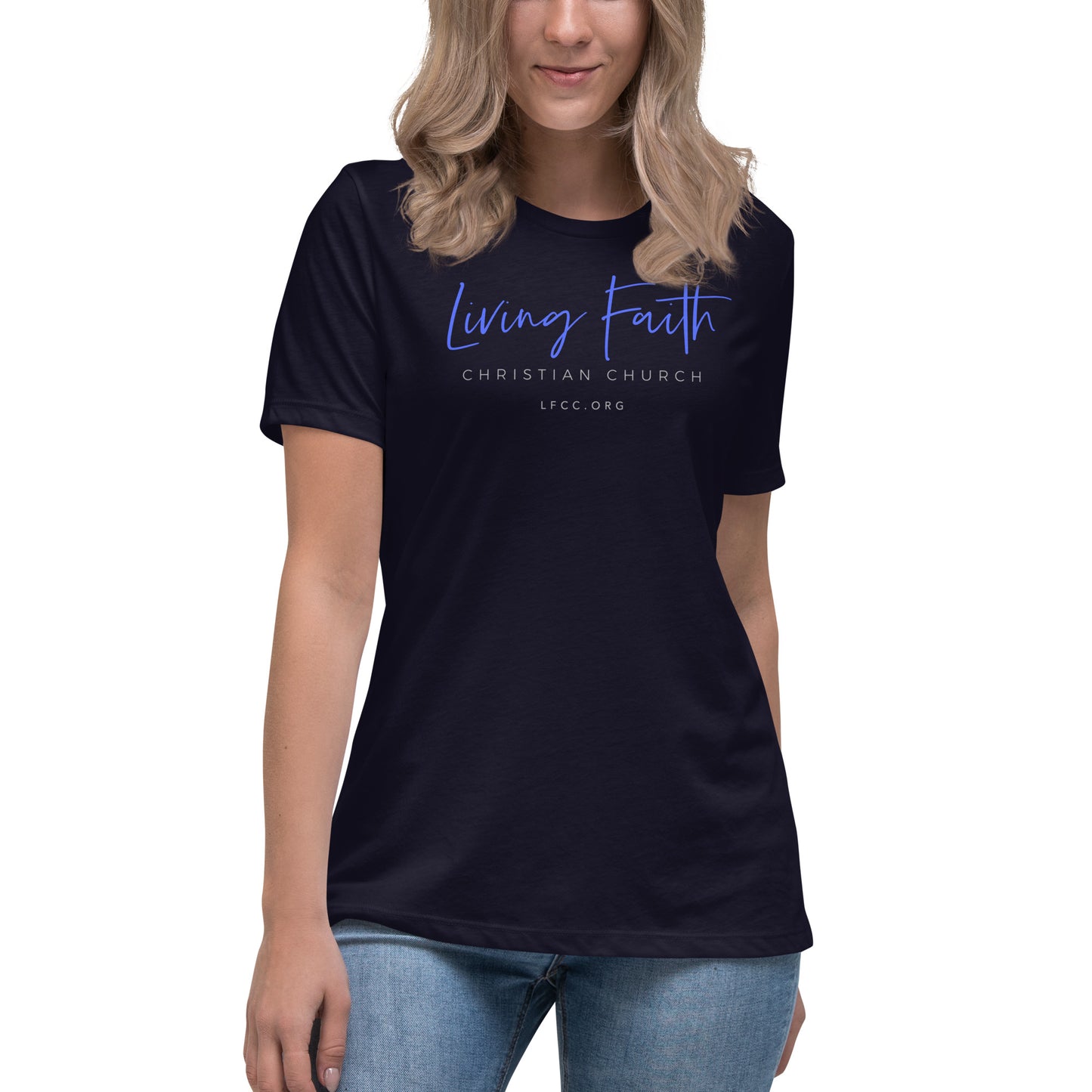 Apparel: Living Faith - Women's Relaxed T-Shirt