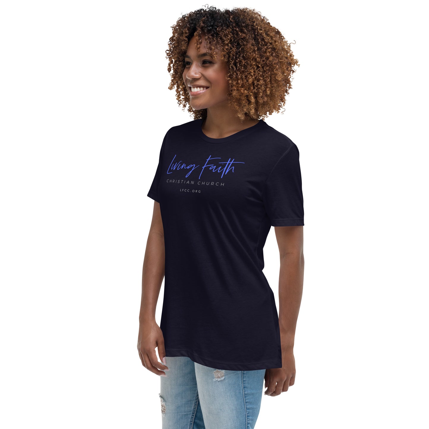 Apparel: Living Faith - Women's Relaxed T-Shirt