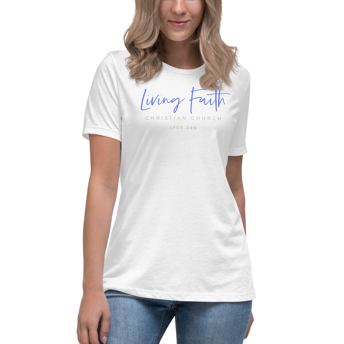 Apparel: Living Faith - Women's Relaxed T-Shirt