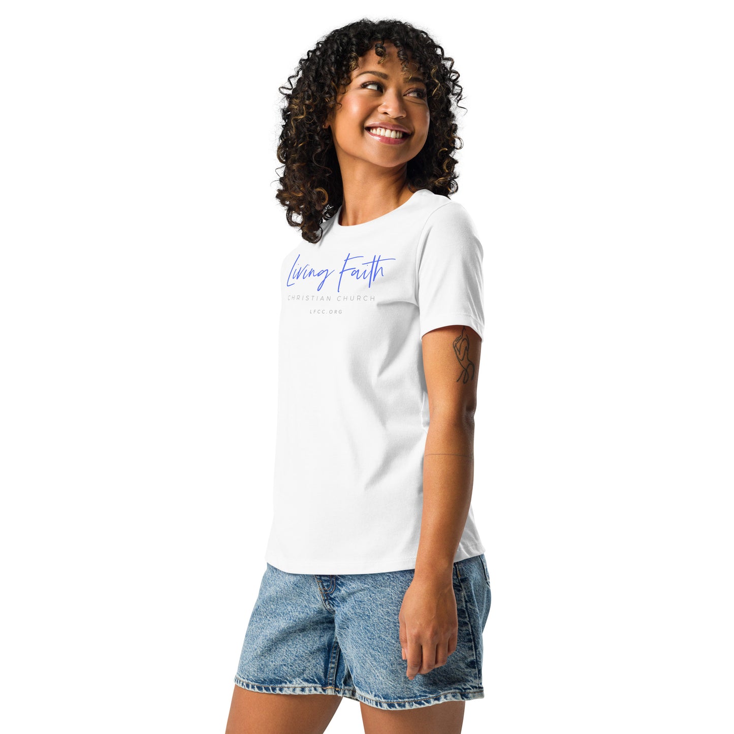 Apparel: Living Faith - Women's Relaxed T-Shirt